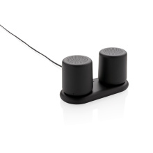 Dubbele 3W speaker met inductielader - Topgiving