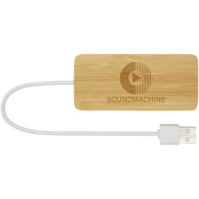 Tapas USB hub van bamboe - Topgiving