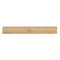 Timberson extra dikke 30cm dubbelzijdige bamboe liniaal - Topgiving